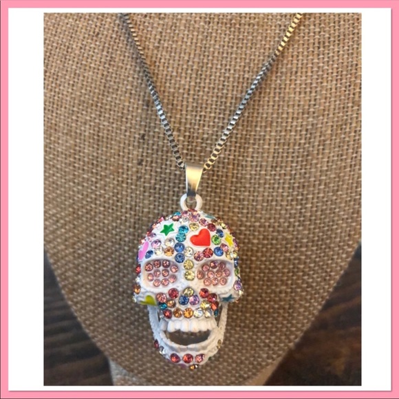 Sugar Skull Necklace - Picture 1 of 4